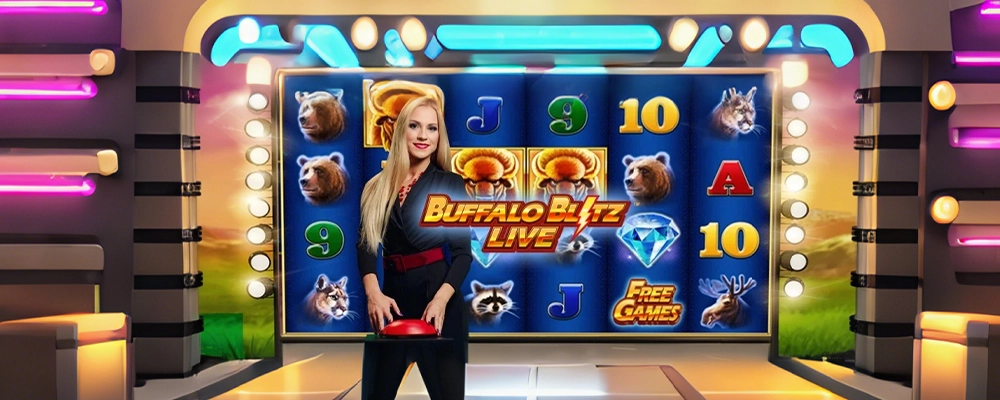 55cc bet Caça-níqueis Buffalo Blitz ao Vivo